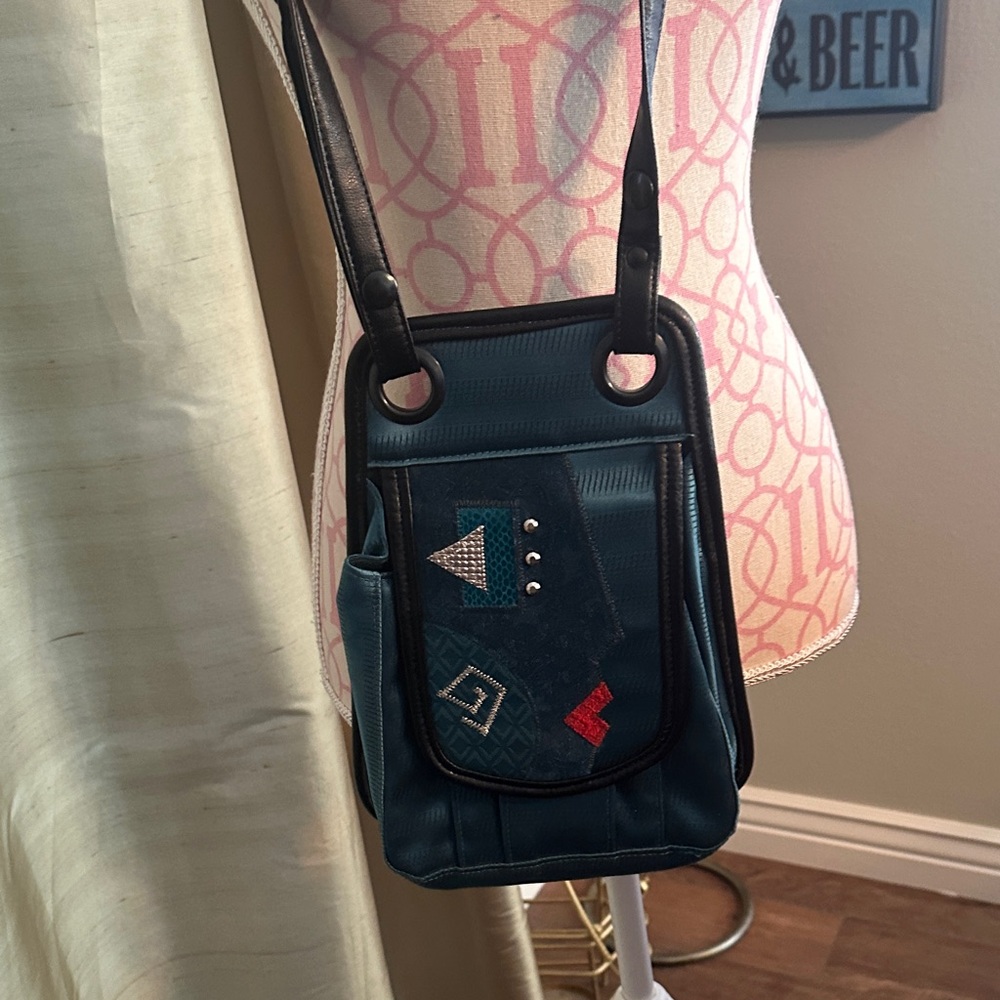 Elegant Teal Crossbody Bag